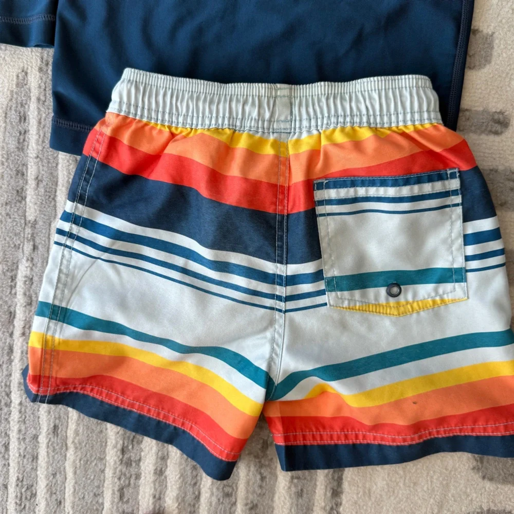 Tea Collection Rash Guard & Trunks - Picture 3 of 10